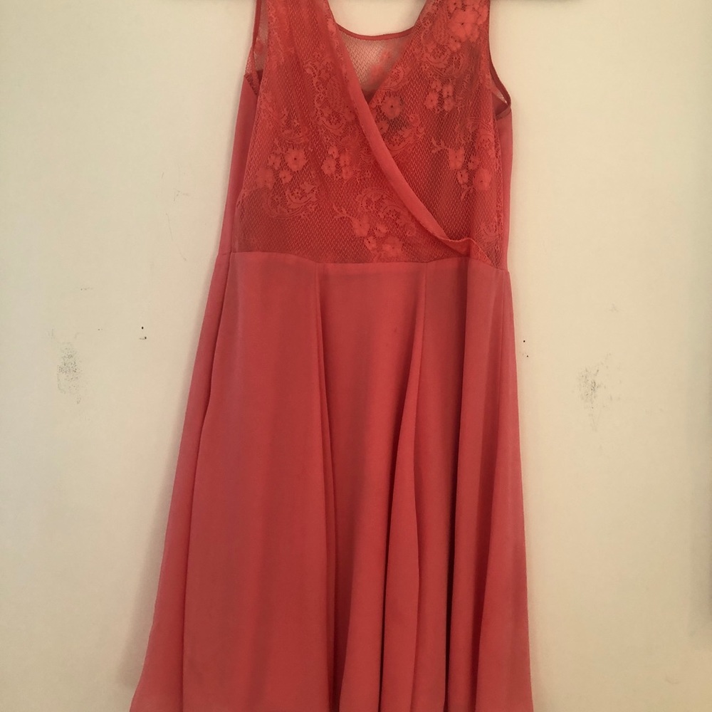 Salmon dress